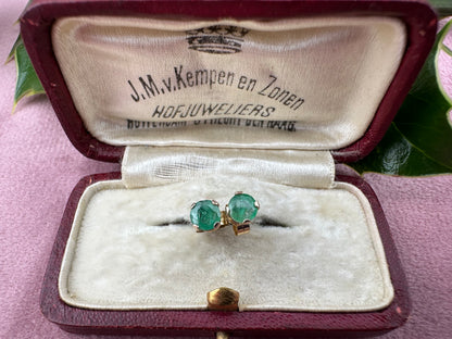 9ct Emerald Stud earrings