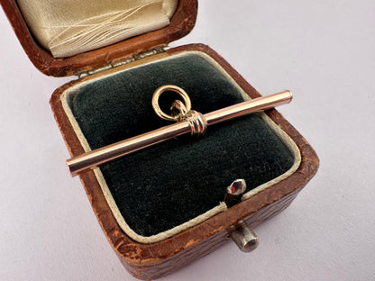 9ct Rose Gold T-Bar