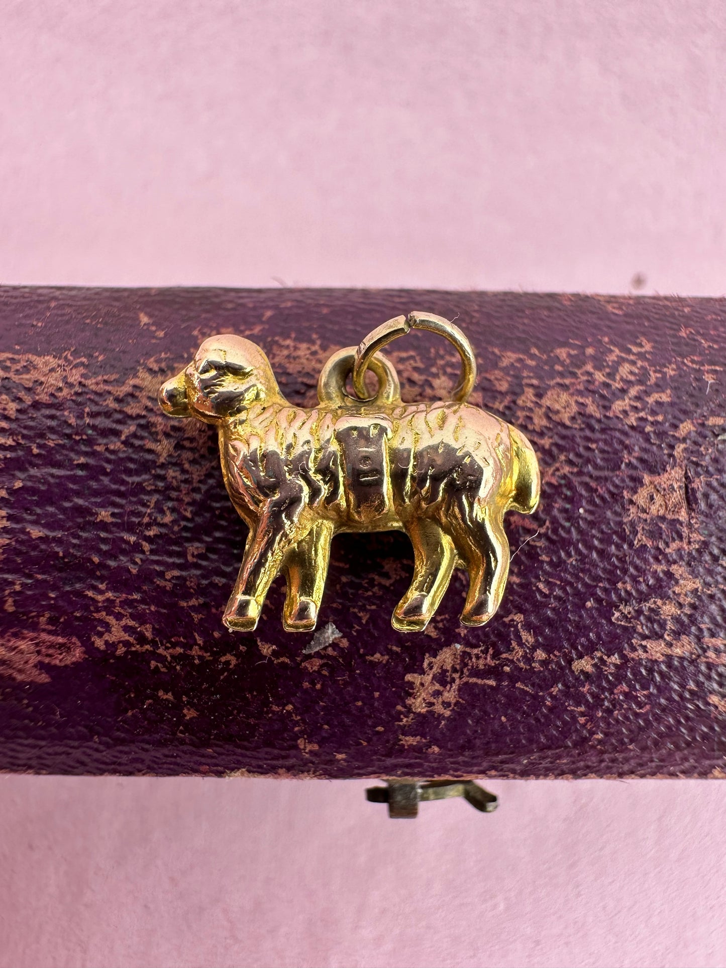 9ct Gold Sheep Charm