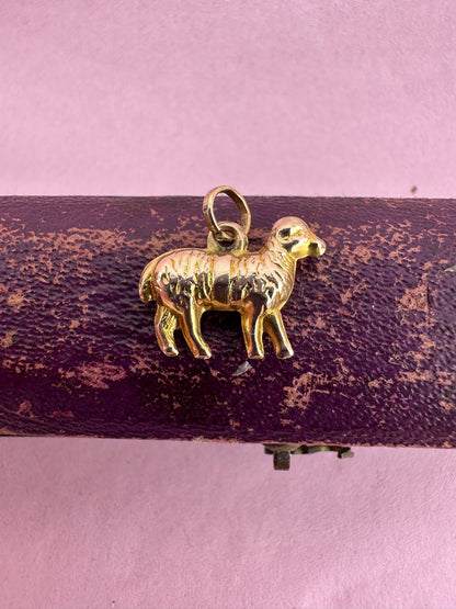 9ct Gold Sheep Charm