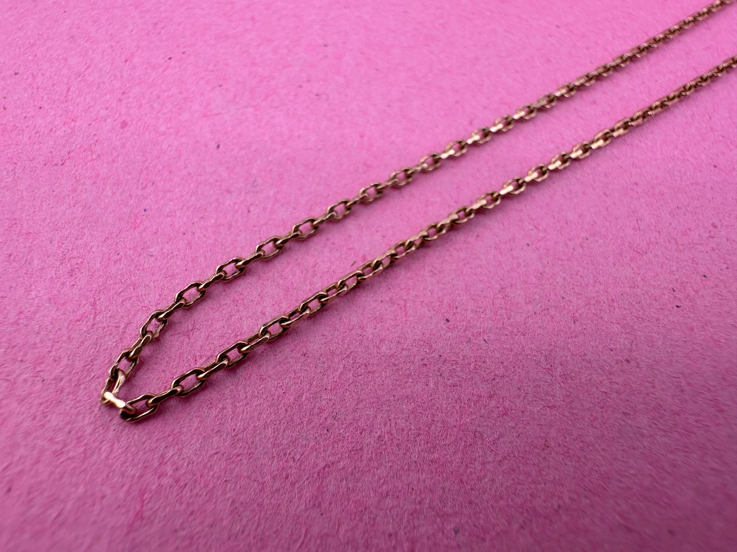 9ct Yellow Gold Baby Biker chain