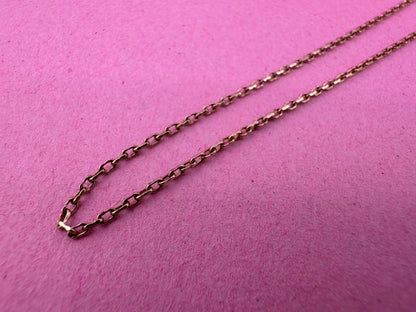 9ct Yellow Gold Baby Biker chain