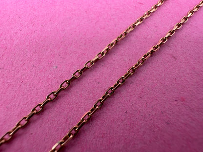 9ct Yellow Gold Baby Biker chain