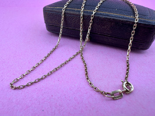 9ct Yellow Gold Baby Biker chain