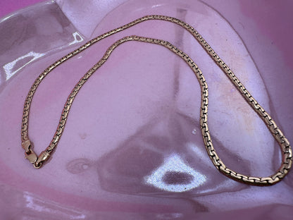 9ct Yellow Gold C Link chain