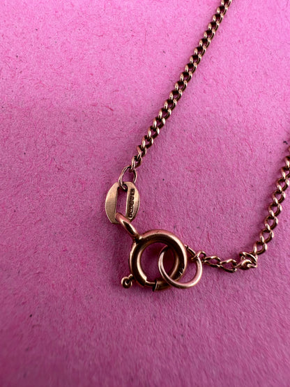 Vintage 9ct Gold Baby Curb chain