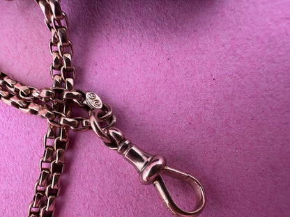 Antique 9ct Gold Albertina chain extender or bracelet