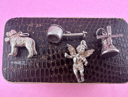 Reserved Astor 4x silver charms