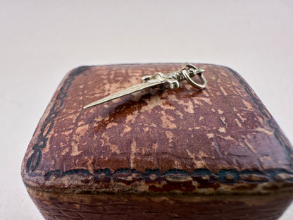 Vintage 9ct Dagger charm
