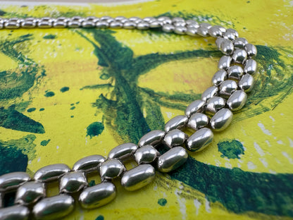 Vintage Sterling silver Panther necklace