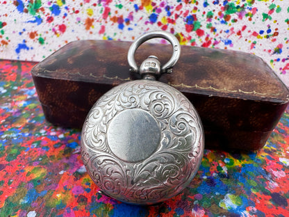 Sterling Silver Sovereign Holder fob
