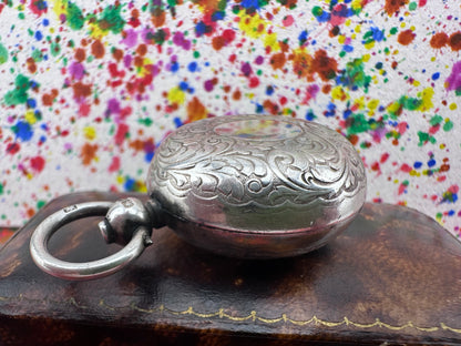 Sterling Silver Sovereign Holder fob