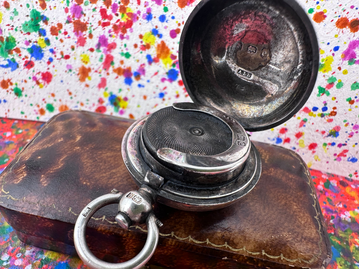 Sterling Silver Sovereign Holder fob