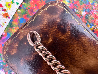 Antique 9ct Gold Swivel T-Bar on a chain