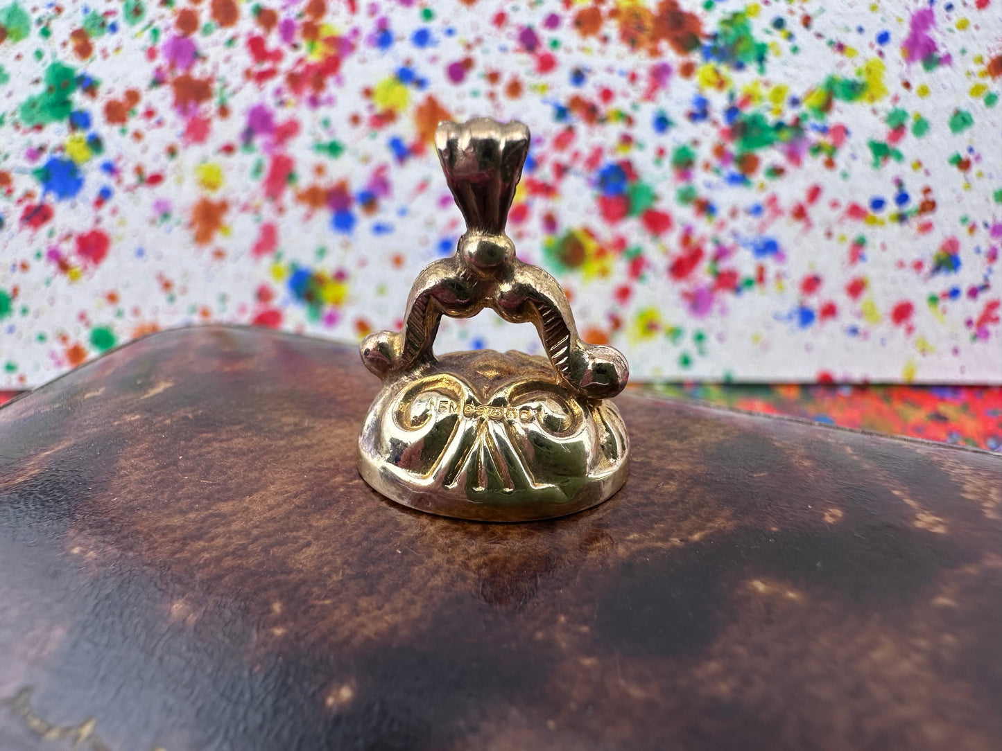 Antique 9ct Yellow Gold Fob