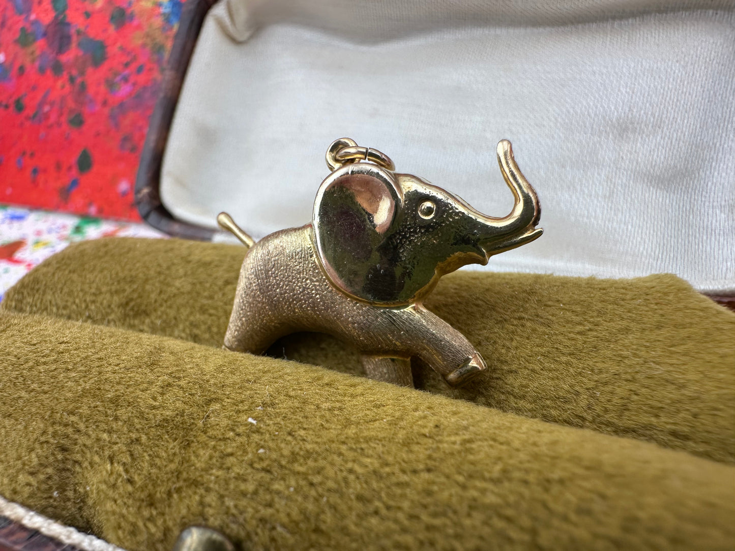 Vintage 9ct Gold Elephant Charm