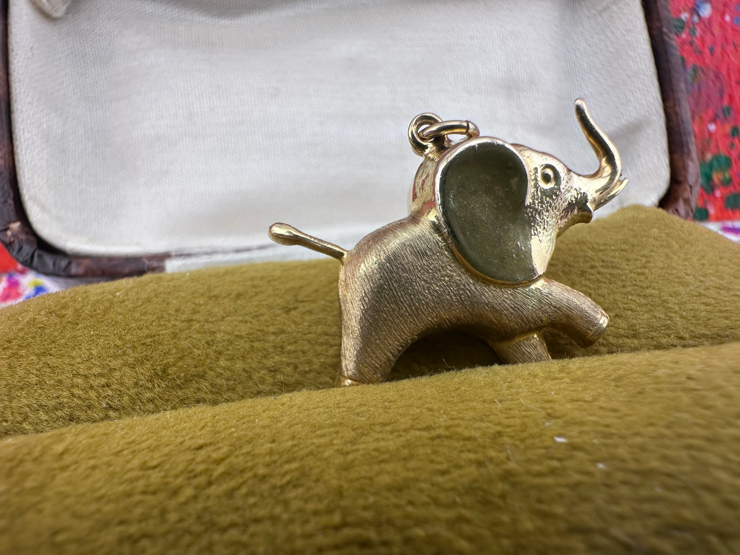 Vintage 9ct Gold Elephant Charm