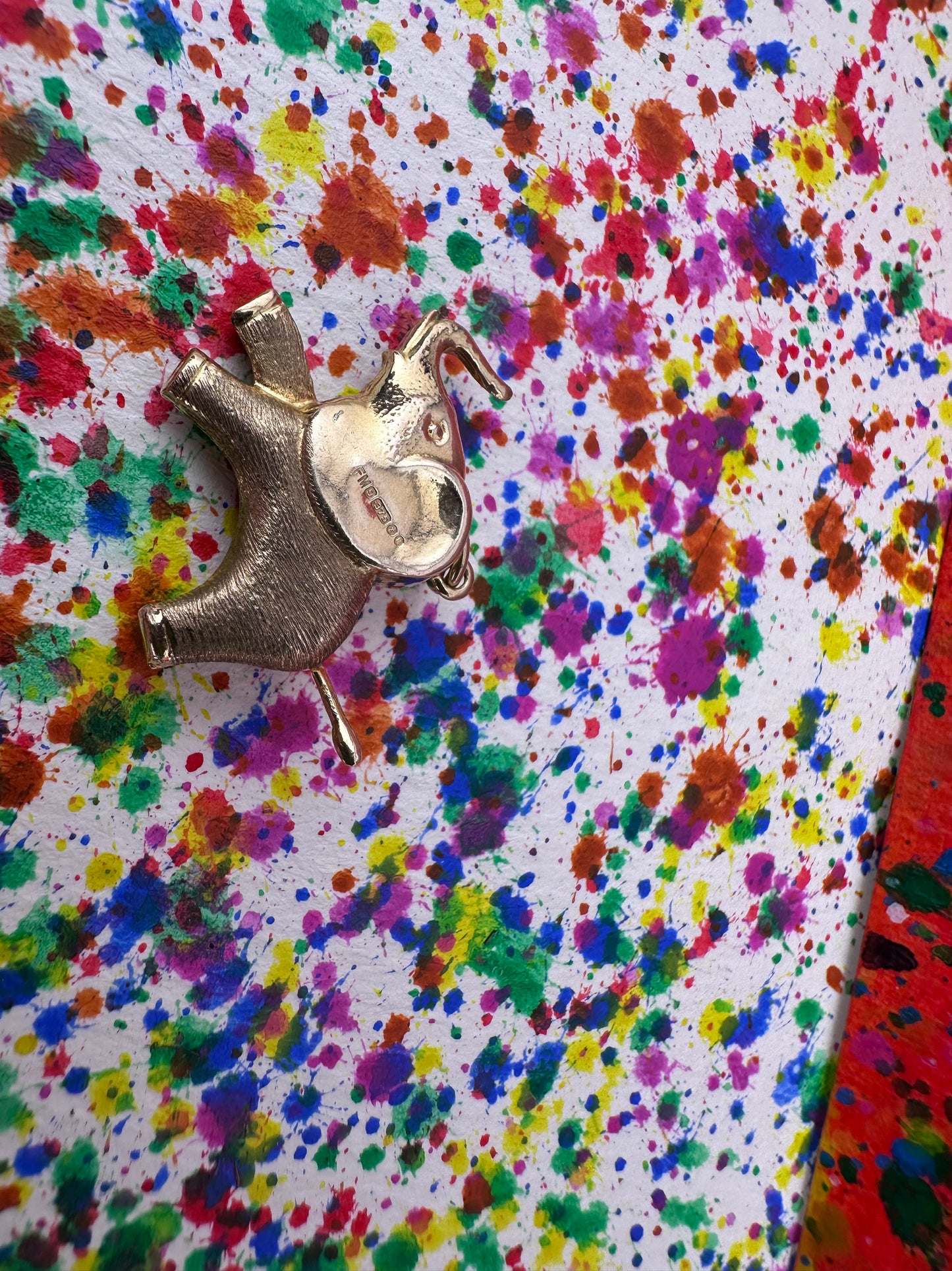 Vintage 9ct Gold Elephant Charm