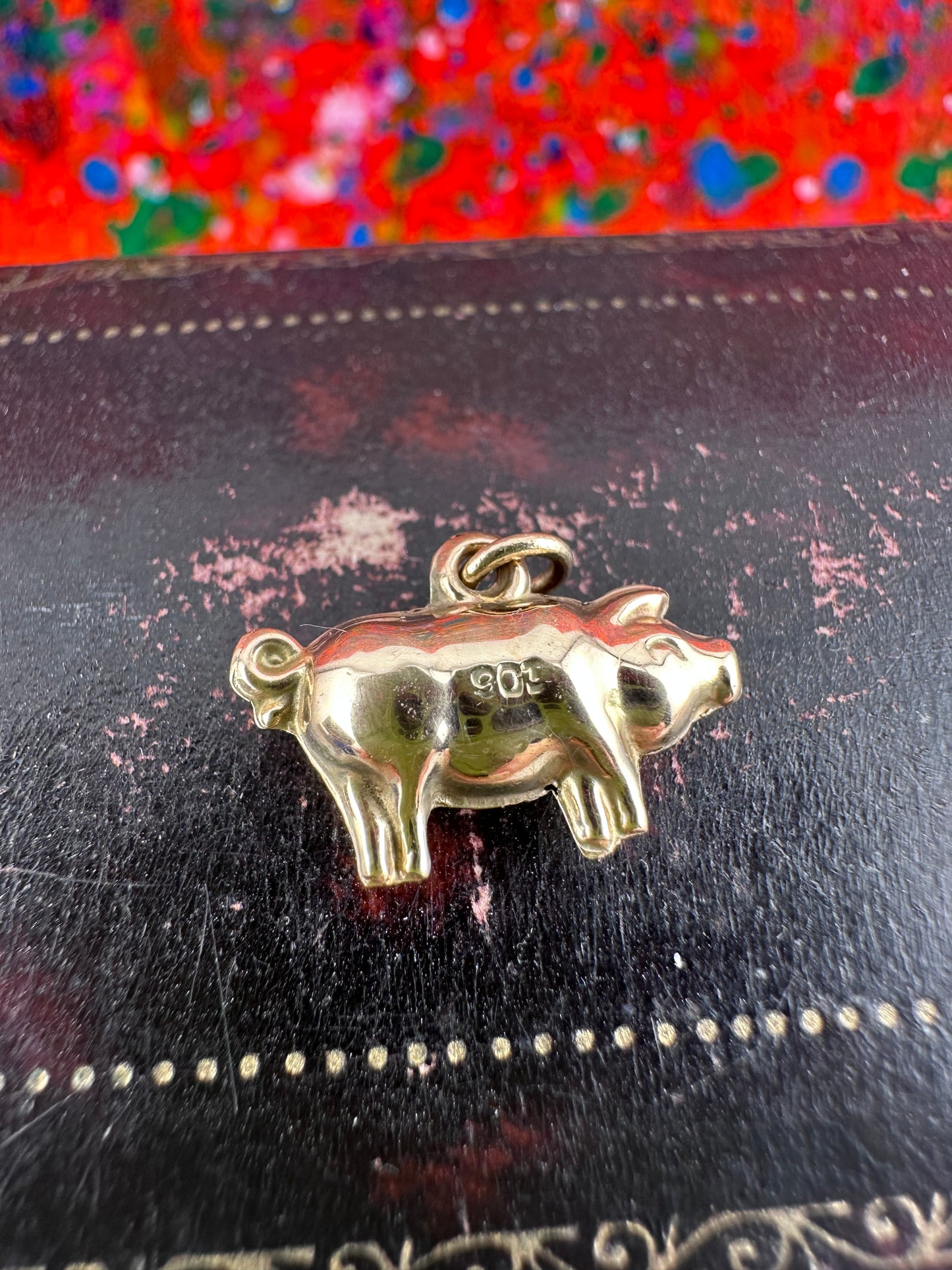 9ct Pig Charm