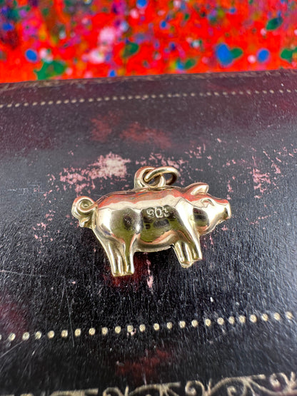 9ct Pig Charm