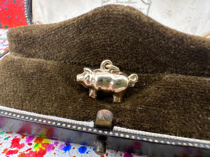 9ct Pig Charm