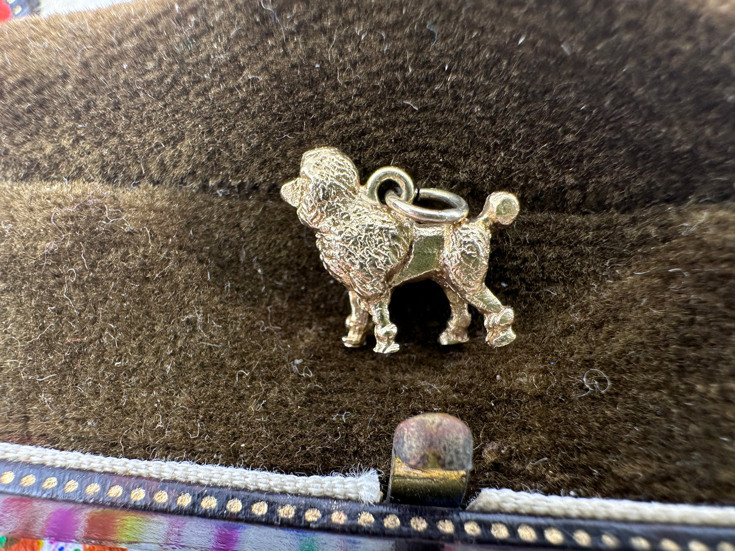 Vintage 9ct Poodle Charm