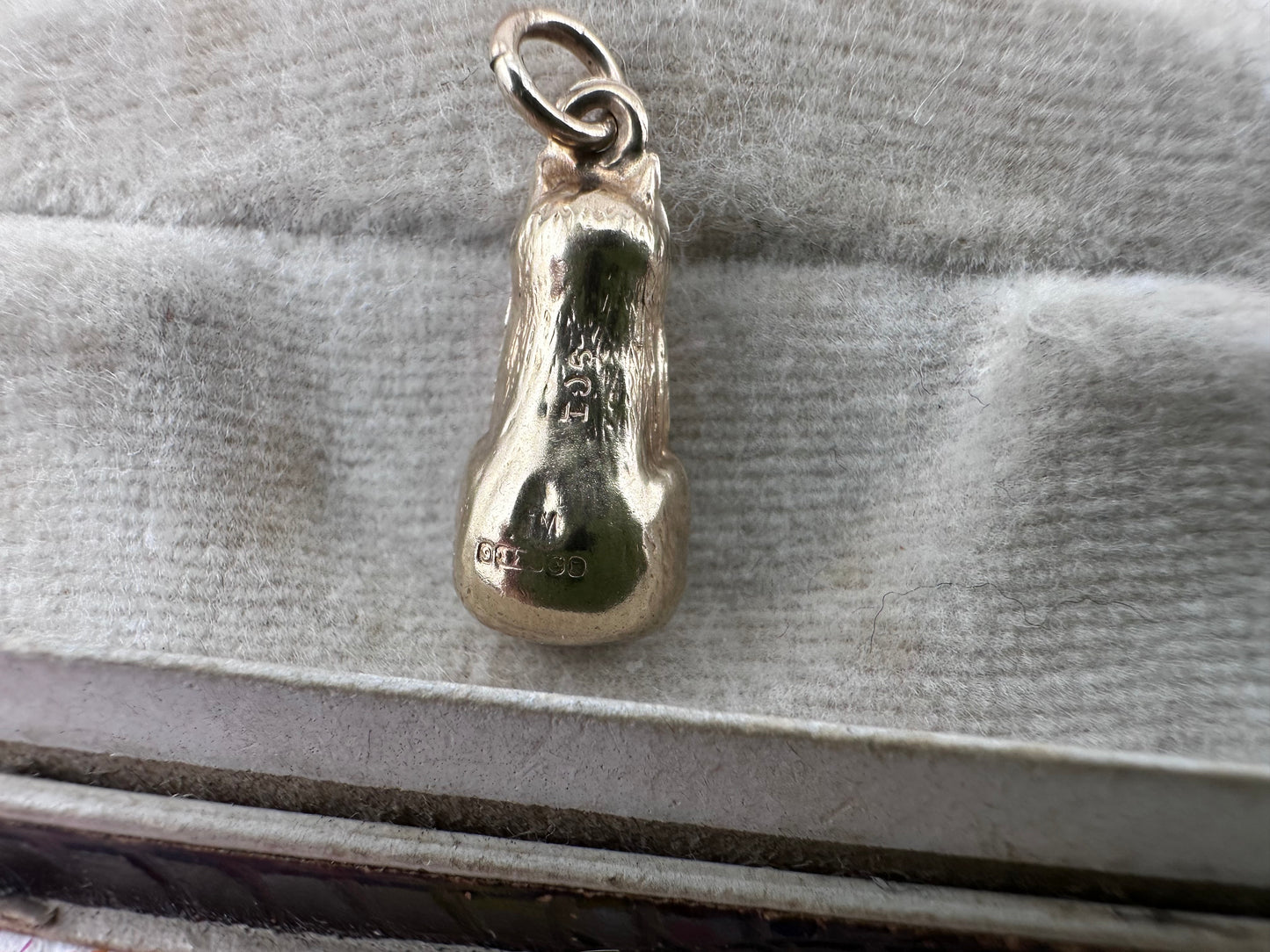 Vintage 9ct Cat Charm