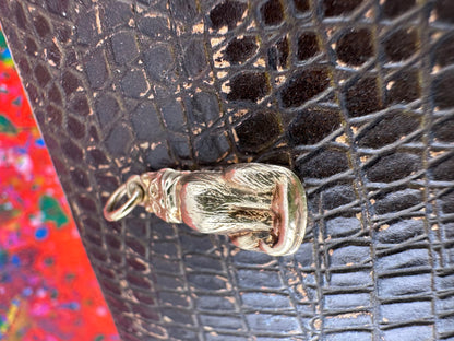 Vintage 9ct Cat Charm