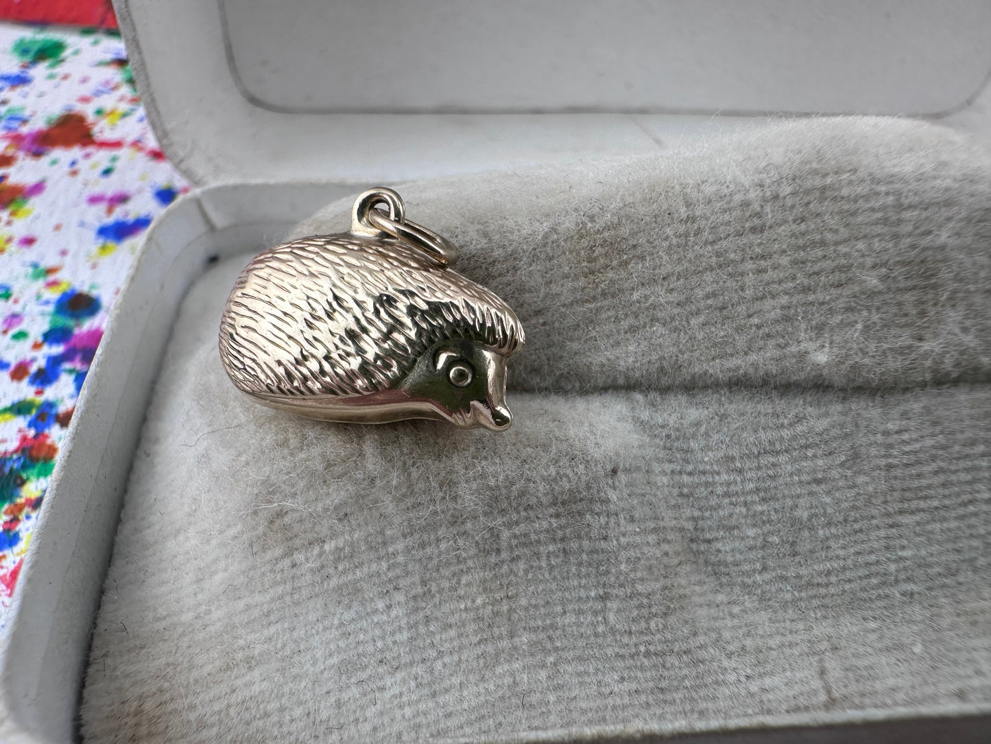 9ct Gold Hedgehog charm