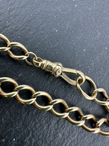 9ct Curb Bracelet with dog clip