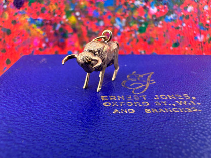 14ct Bull Charm