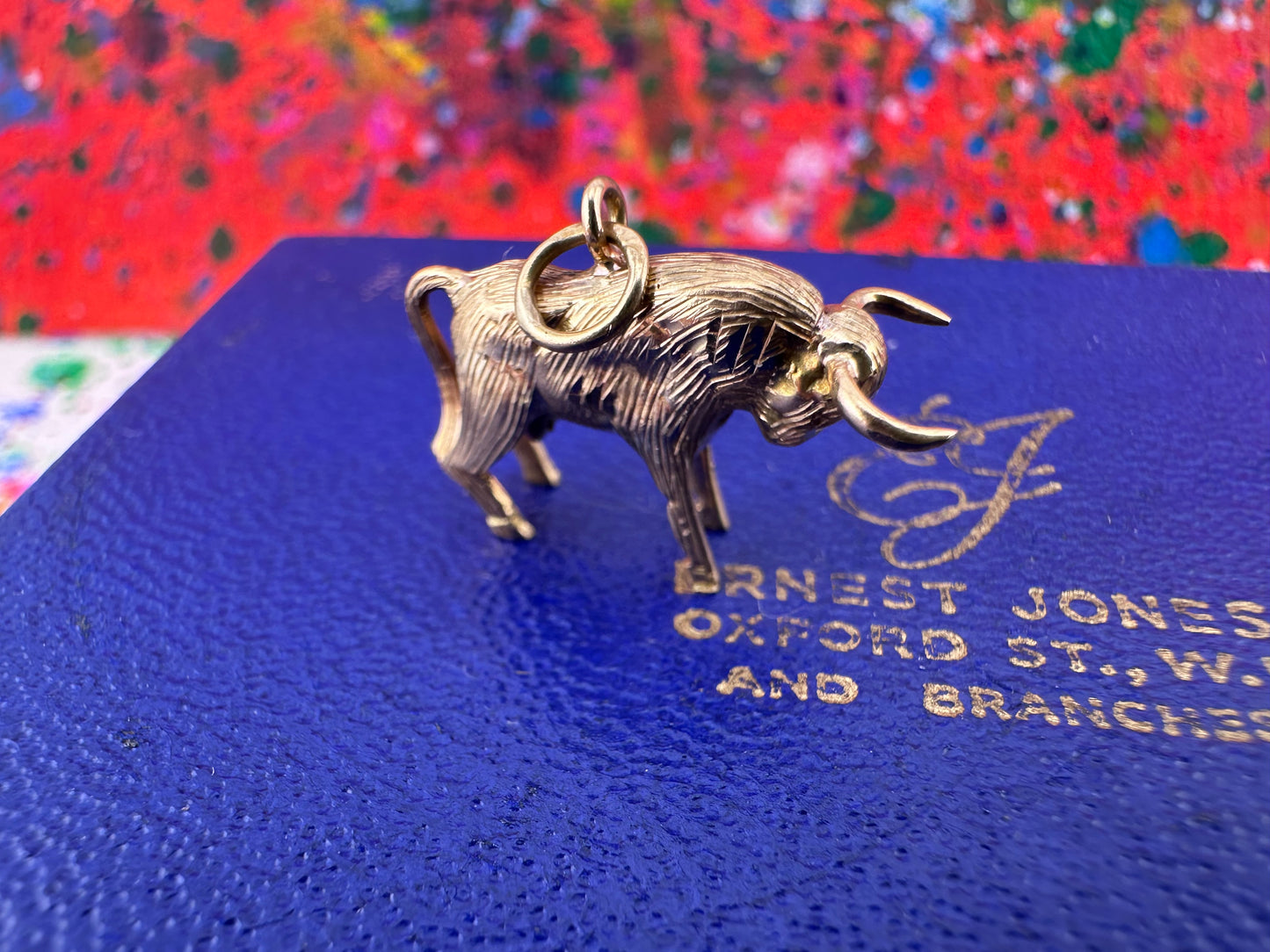 14ct Bull Charm