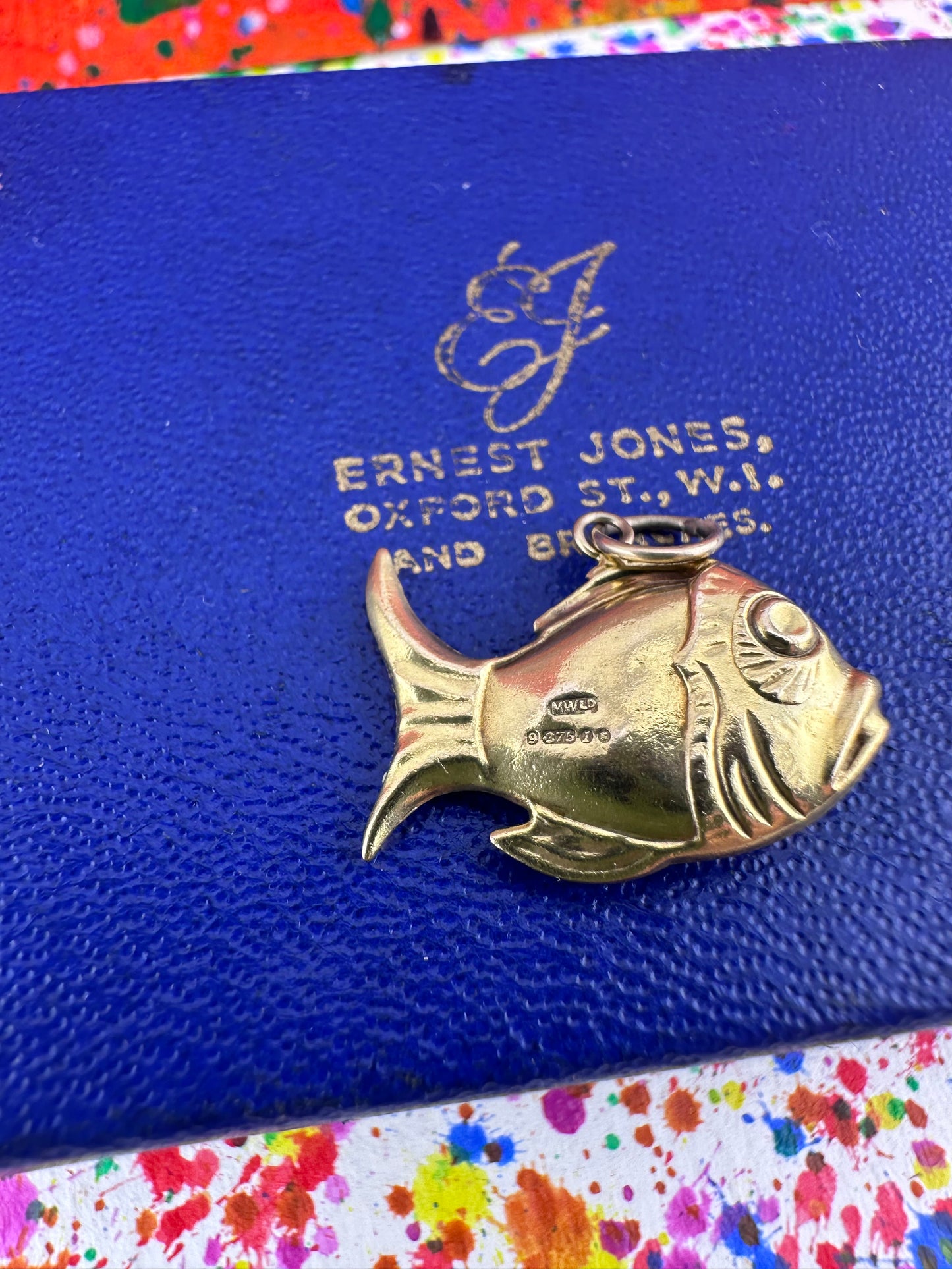 Vintage 9ct Gold Fish Charm