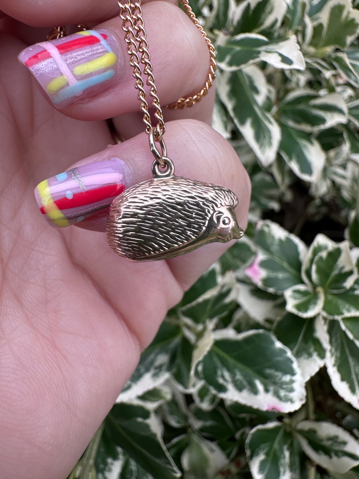 9ct Gold Hedgehog charm