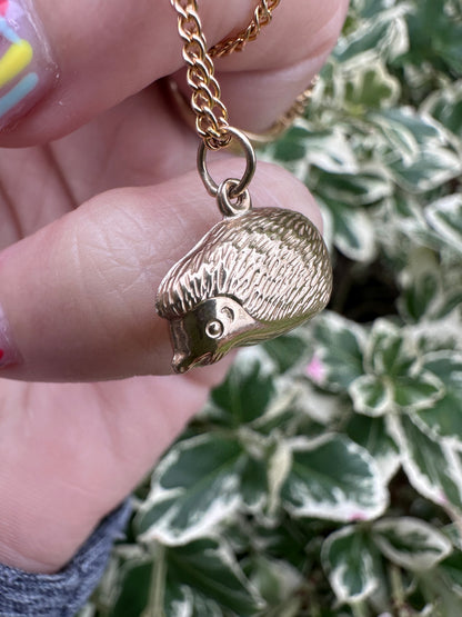 9ct Gold Hedgehog charm