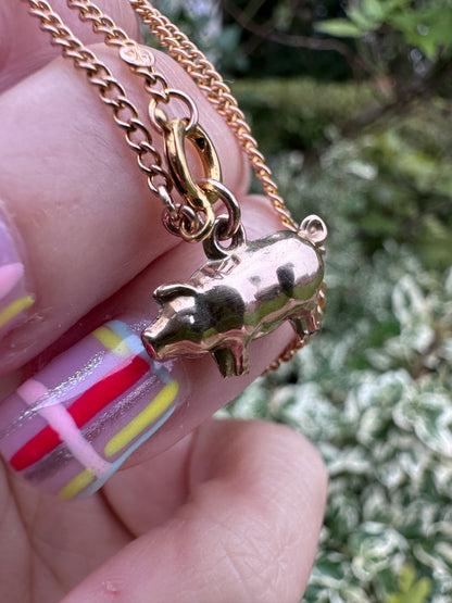 9ct Pig Charm