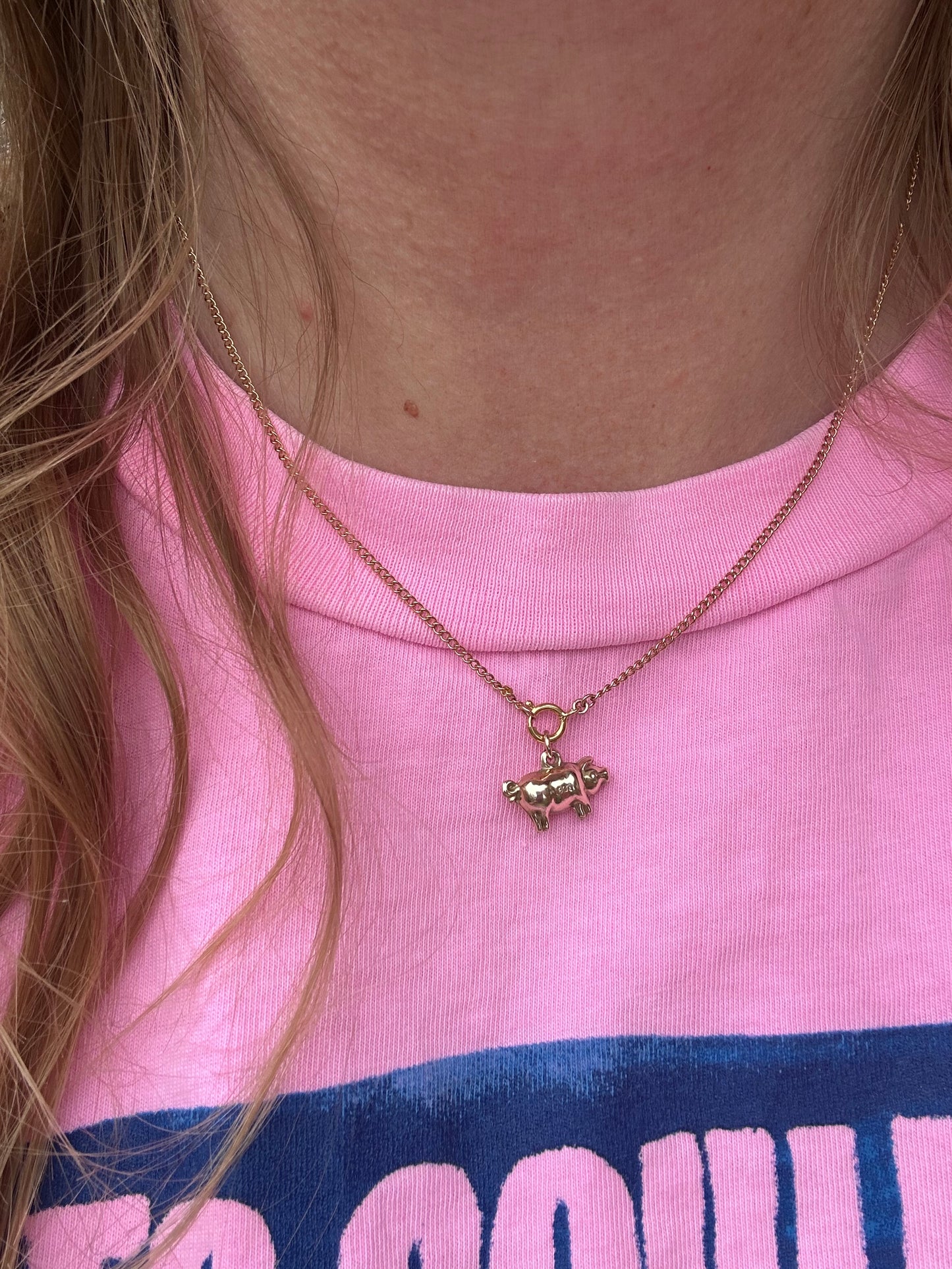 9ct Pig Charm