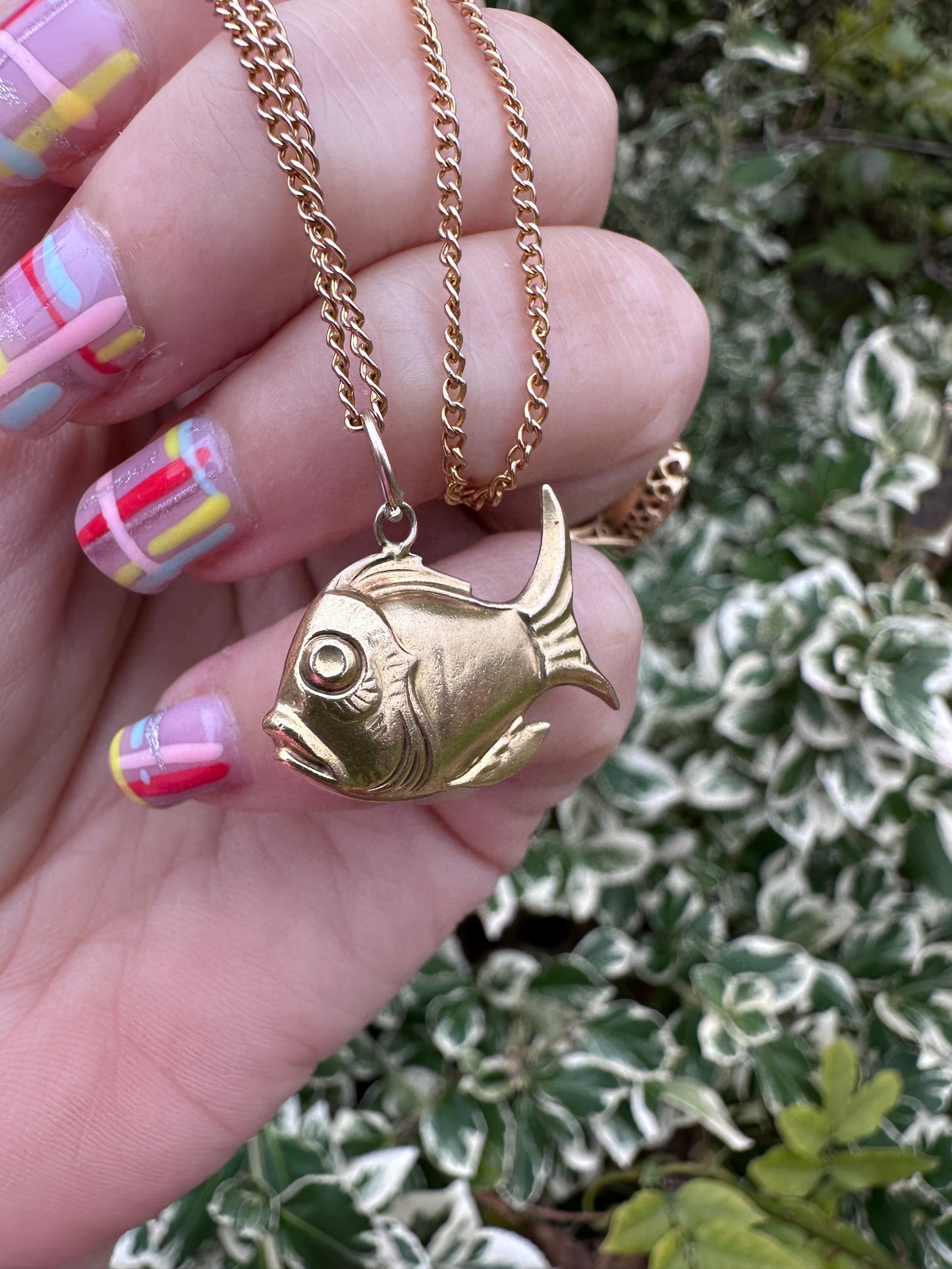 Vintage 9ct Gold Fish Charm