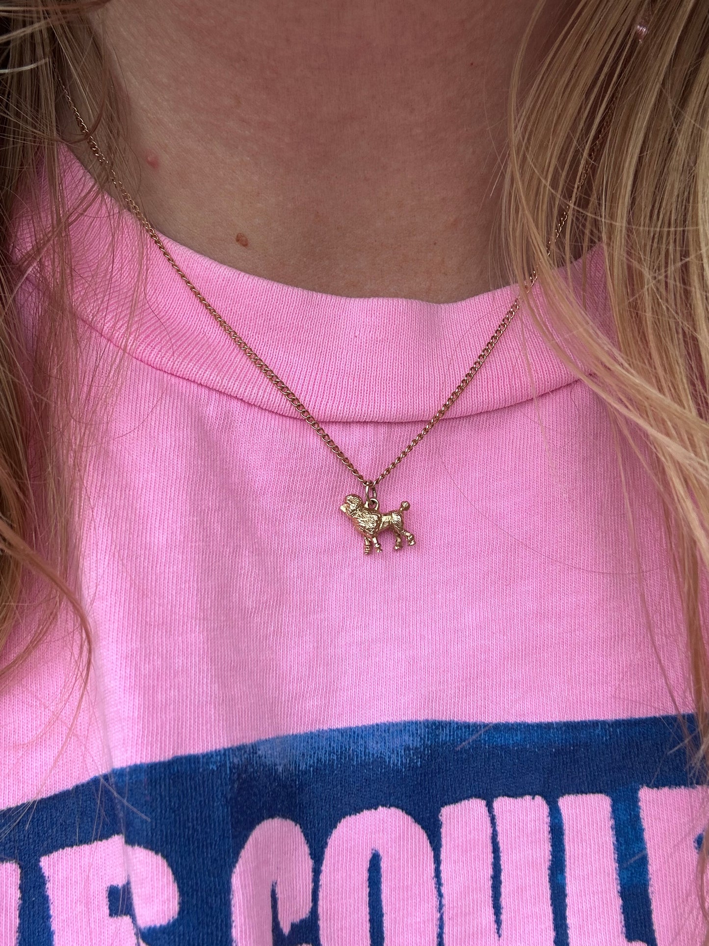 Vintage 9ct Poodle Charm