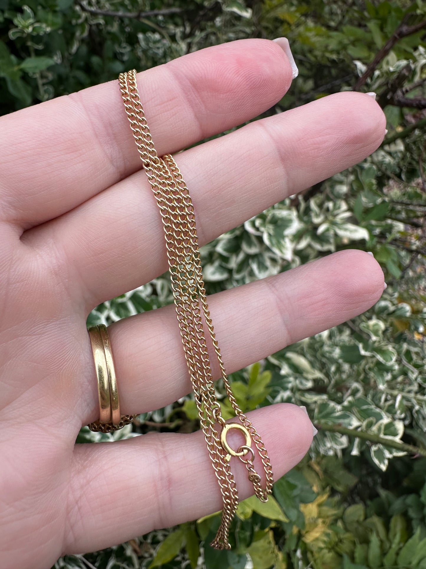 Antique 9ct Gold baby Curb Chain