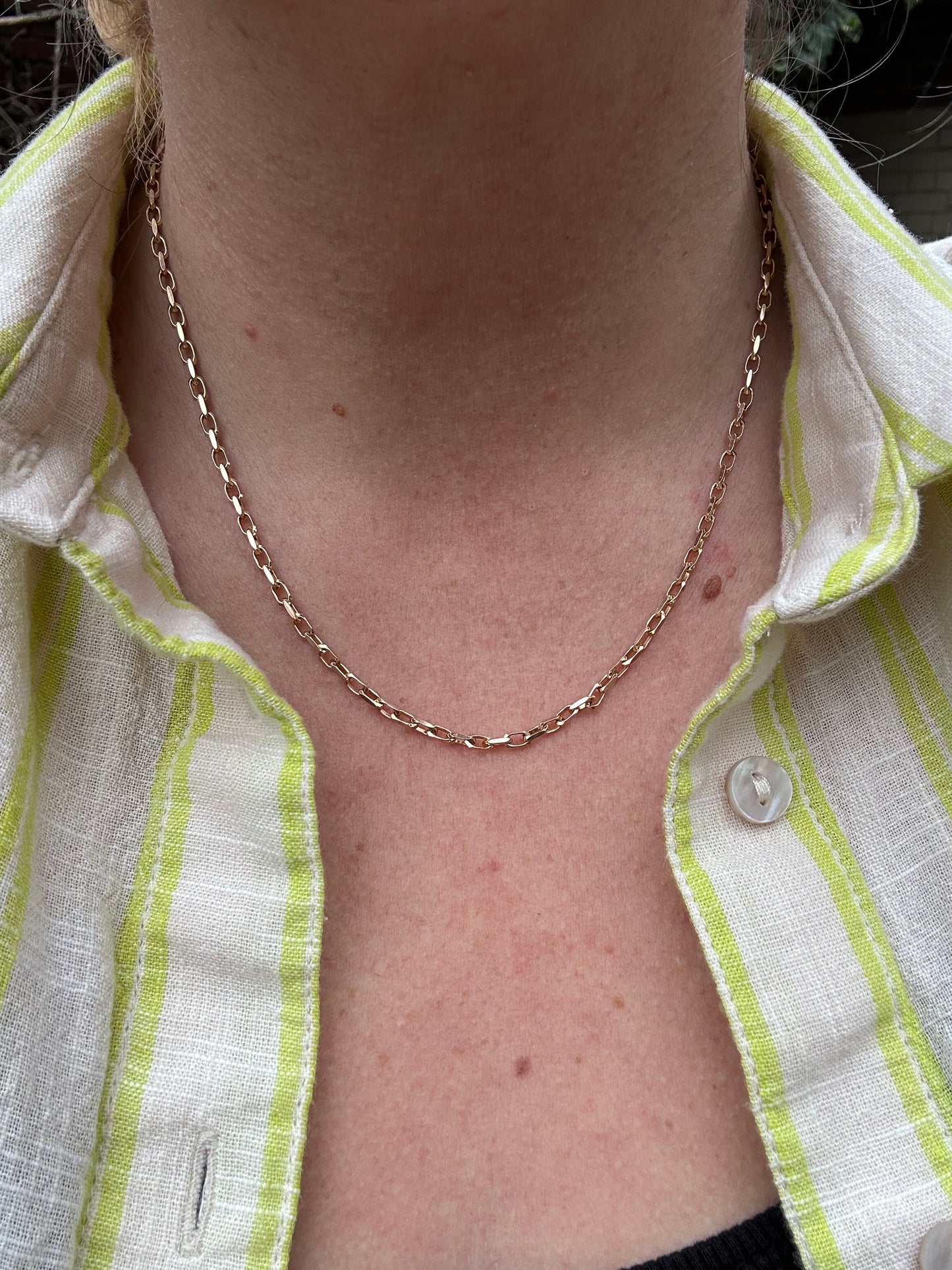 Vintage UnoAerre 9ct Gold Biker Chain