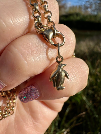 9ct Penguin Charm