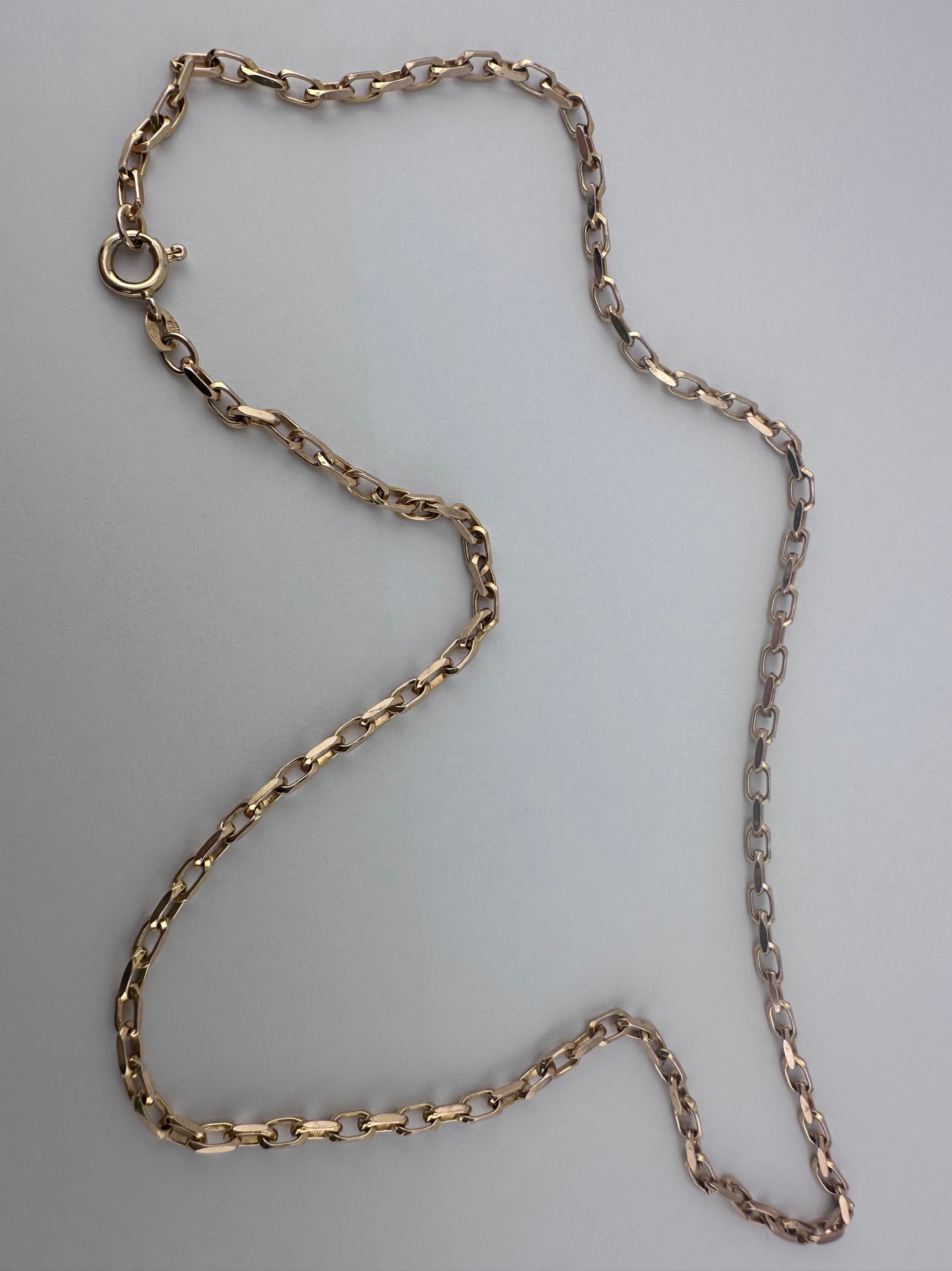 Vintage UnoAerre 9ct Gold Biker Chain