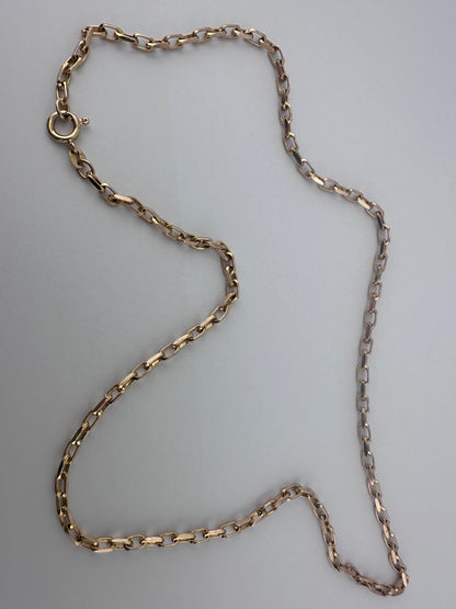 Vintage UnoAerre 9ct Gold Biker Chain