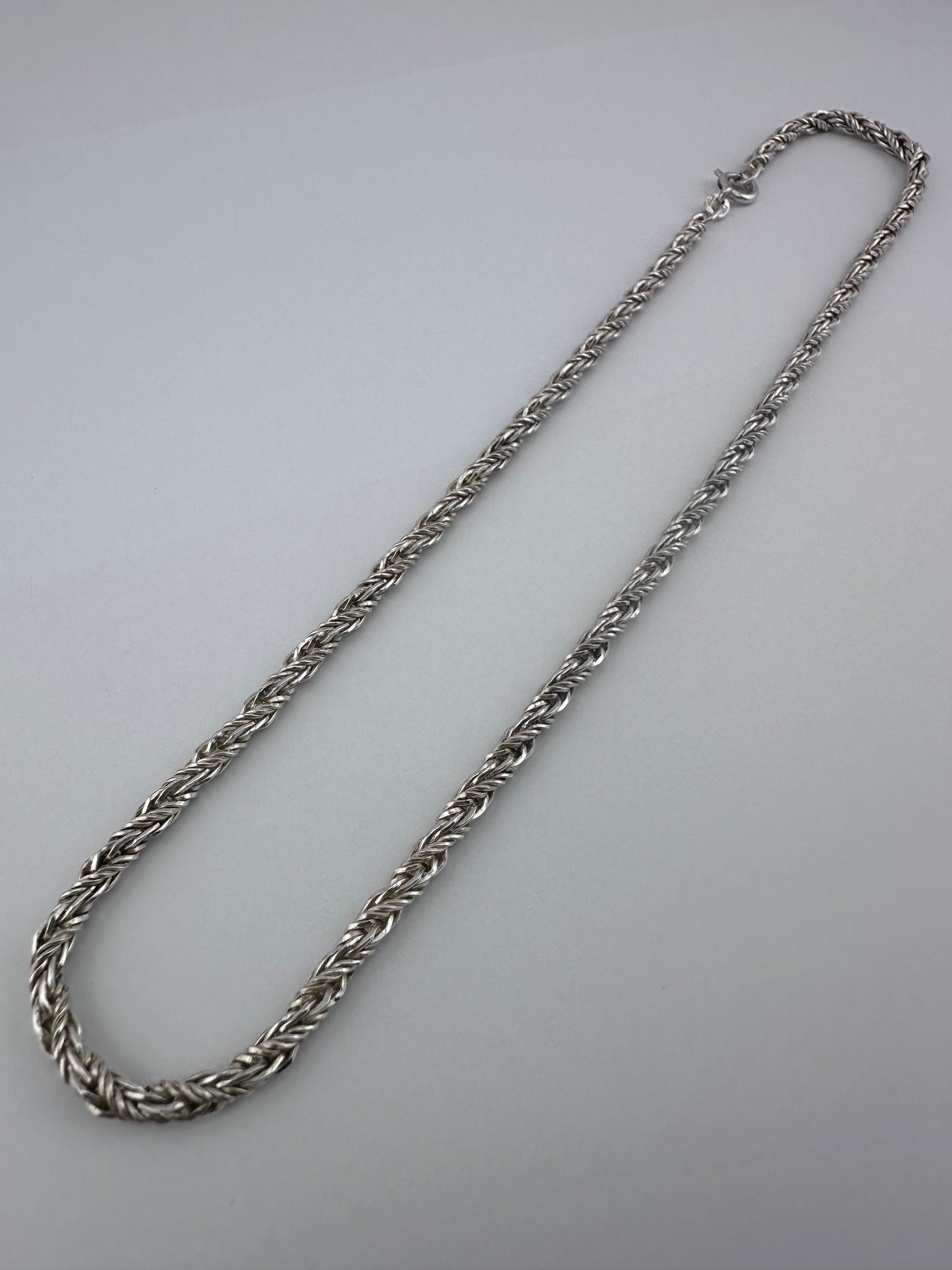 Vintage Sterling Silver Rope chain