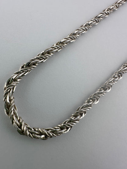 Vintage Sterling Silver Rope chain