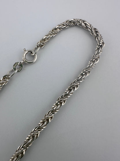 Vintage Sterling Silver Rope chain