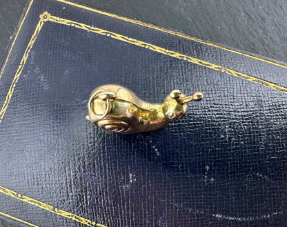 Vintage 9ct Snail Charm