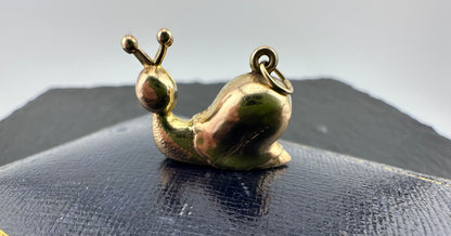 Vintage 9ct Snail Charm