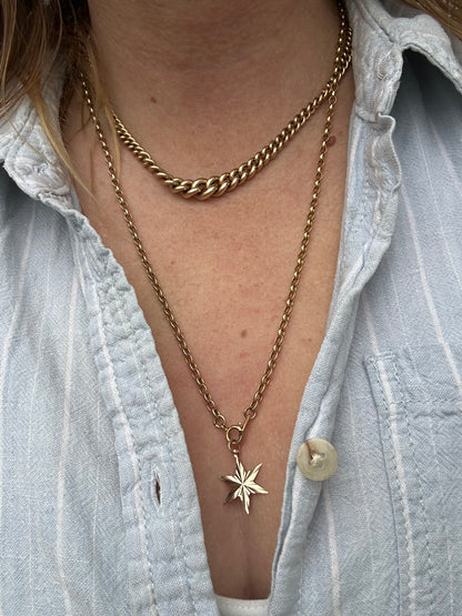 Vintage 9ct Gold Star Charm